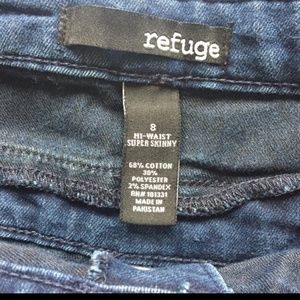 Refuge pin up skinny jeans